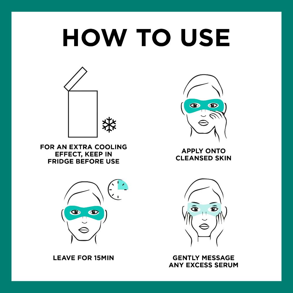 Lookfantastic Garnier Hyaluronsäure Und Kokoswasser Feuchtigkeitsspendende Aufpolsternde Augentuchmaske 6 g