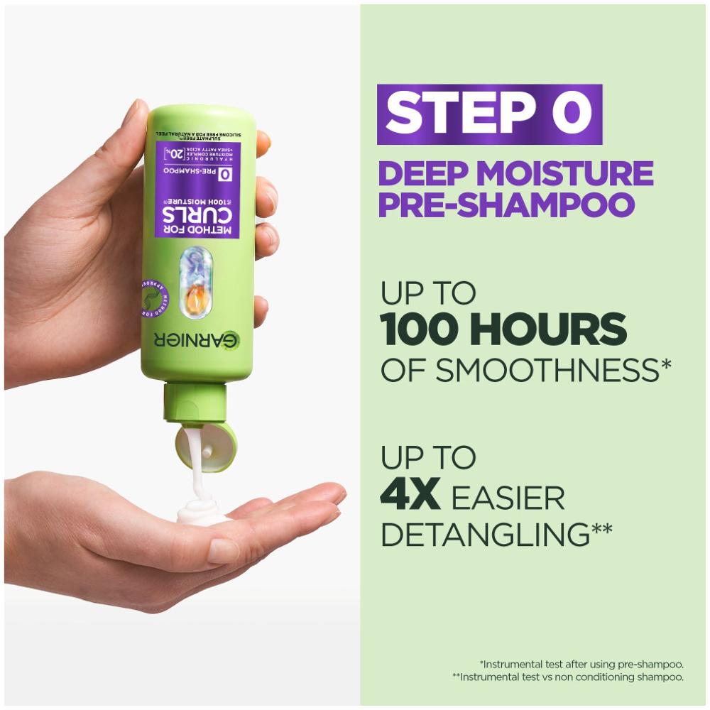Lookfantastic Garnier Method For Curls Pre-Shampoo Up To 100H Moisture And Definition 200ml