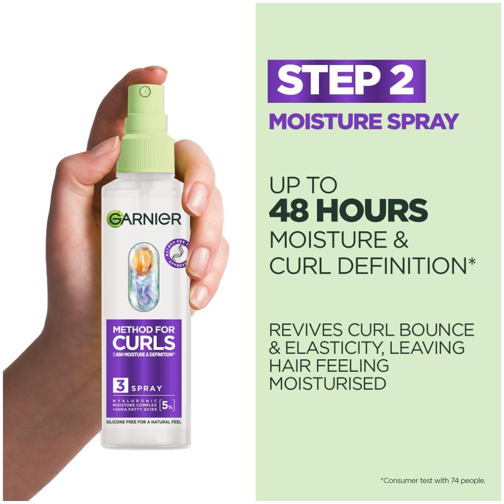 Lookfantastic Garnier Method For Curls Spray Up To 48H Moisture And Definition 150ml
