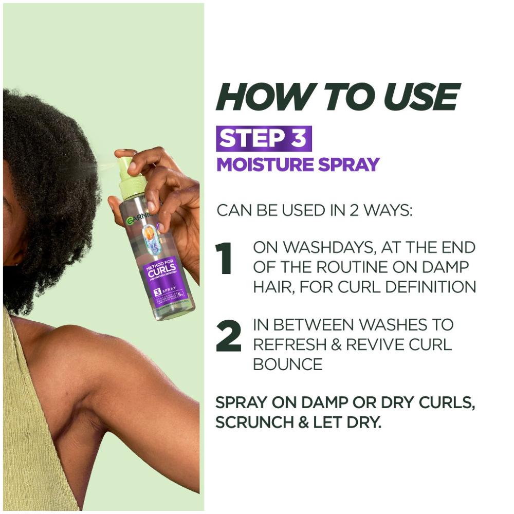 Lookfantastic Garnier Method For Curls Spray Up To 48H Moisture And Definition 150ml