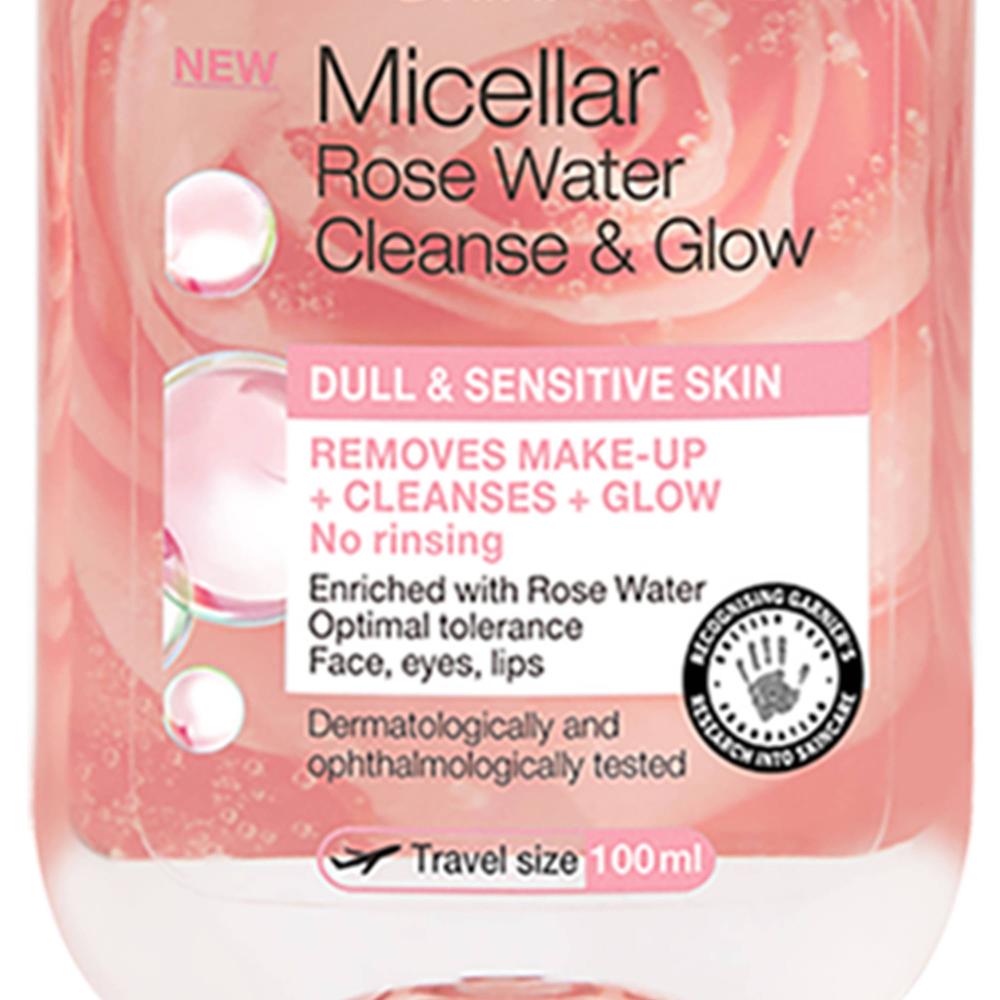Lookfantastic Garnier Micellar Rose Water Cleanse & Glow 100 ml