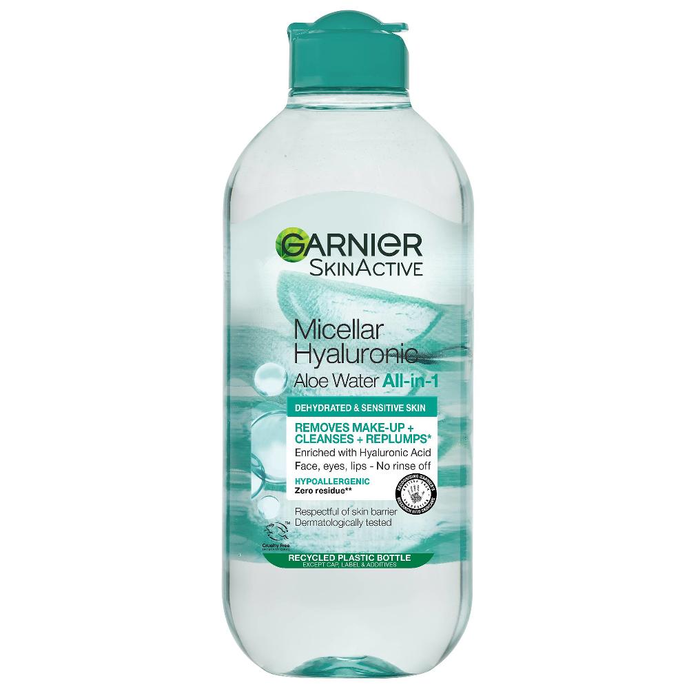 lookfantastic Garnier Mizellar Hyaluron-Aloe-Wasser 400 ml Reinigen und Aufpolstern