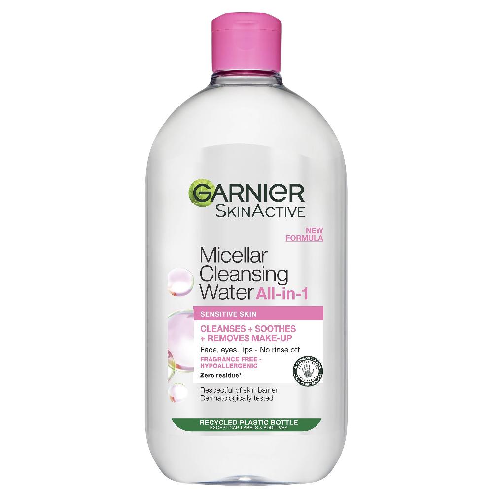 lookfantastic Garnier Mizellenwasser Gesichtsreinigung und Make-up-Entferner für Empfindliche Haut 700 ml