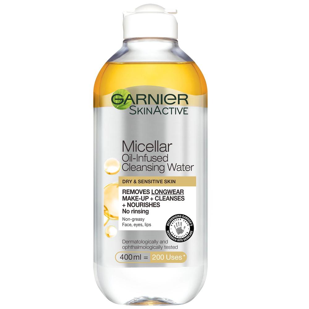 lookfantastic Garnier Mizellenwasser Oil Infused Gesichtsreinigung und Make-up-Entferner 400 ml