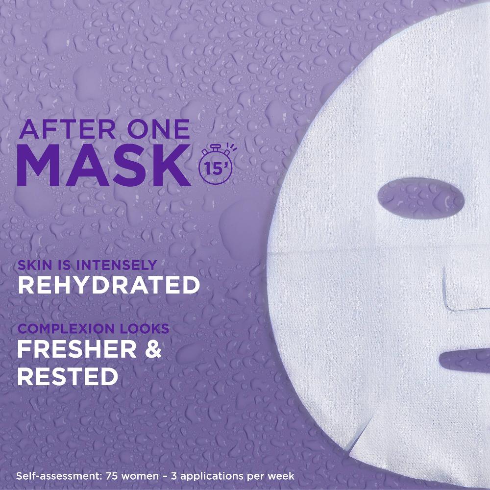 Lookfantastic Garnier Moisture Bomb Lavender Hydrating Face Sheet Mask