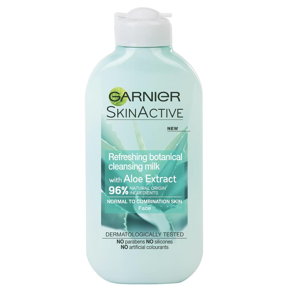 lookfantastic Garnier Natural Aloe Extract Reinigungsmilch für Normale Haut 200 ml