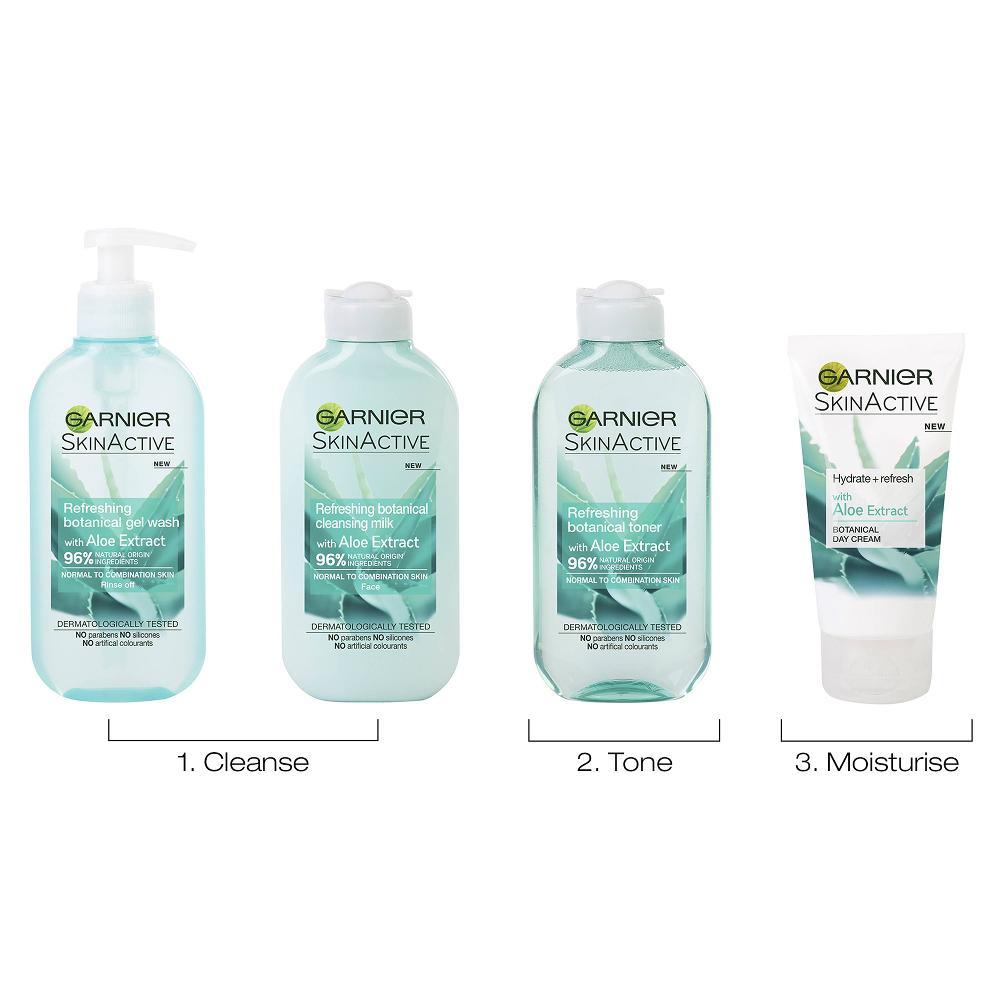 Lookfantastic Garnier Natural Aloe Extract Toner Für Normale Haut 200 ml
