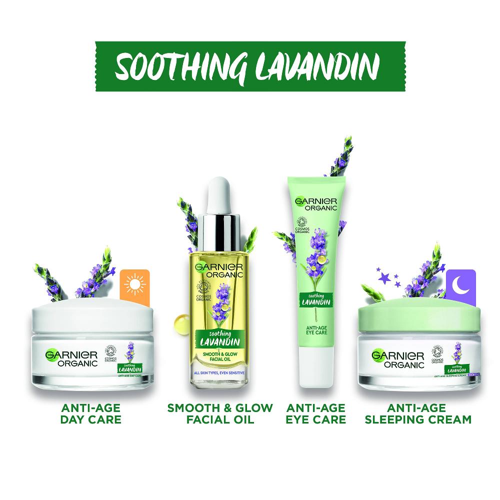 Lookfantastic Garnier Organic Lavandin Anti-Age Facial Sleeping Cream 50 ml