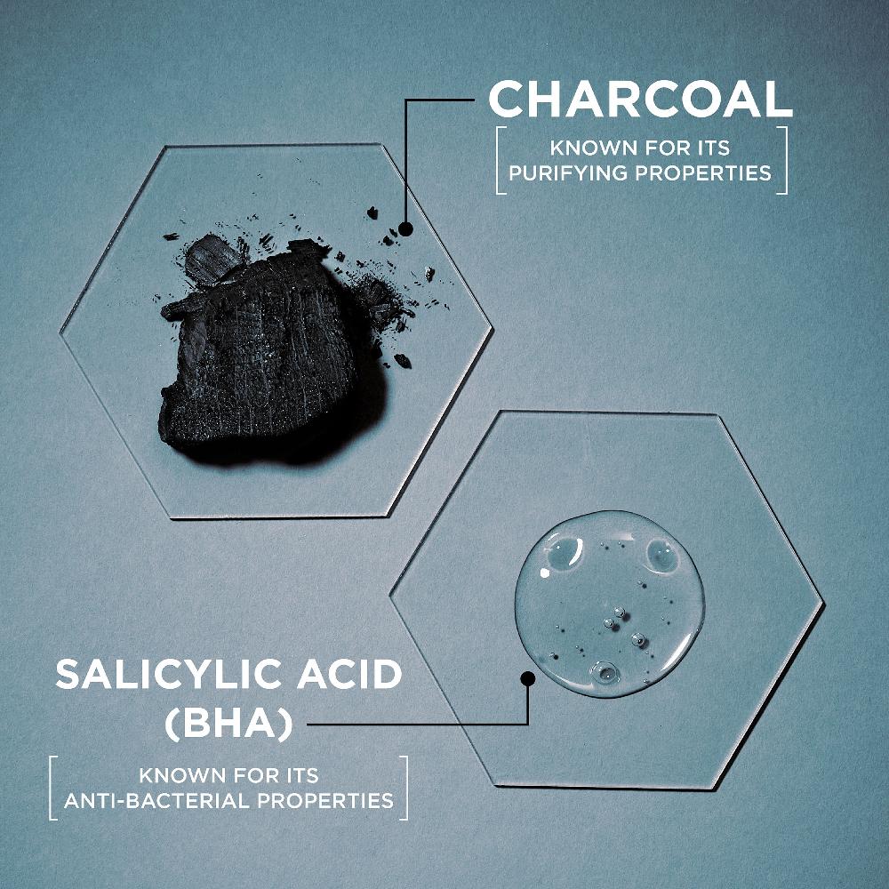 Lookfantastic Garnier Pure Active 3-in-1 Kohle Mitesser-Maske Wasch-Peeling 150 ml