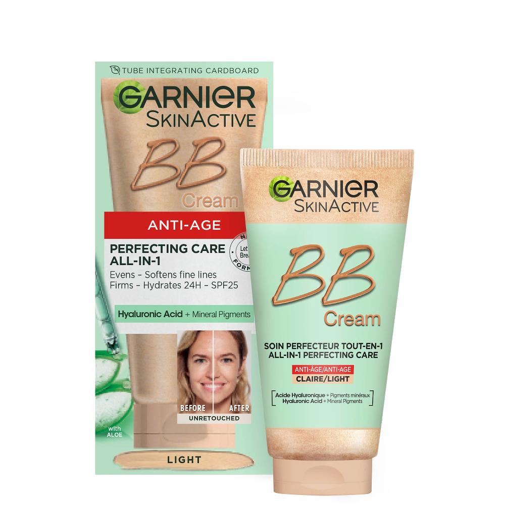 lookfantastic Garnier SkinActive BB Cream Anti-Aging Tinted Moisturiser SPF25 - Light