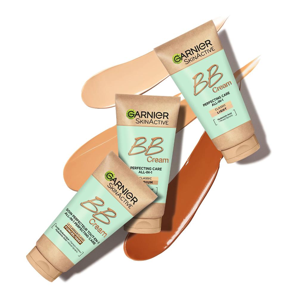Lookfantastic Garnier SkinActive BB Cream Tinted Moisturiser SPF15 - Classic Medium