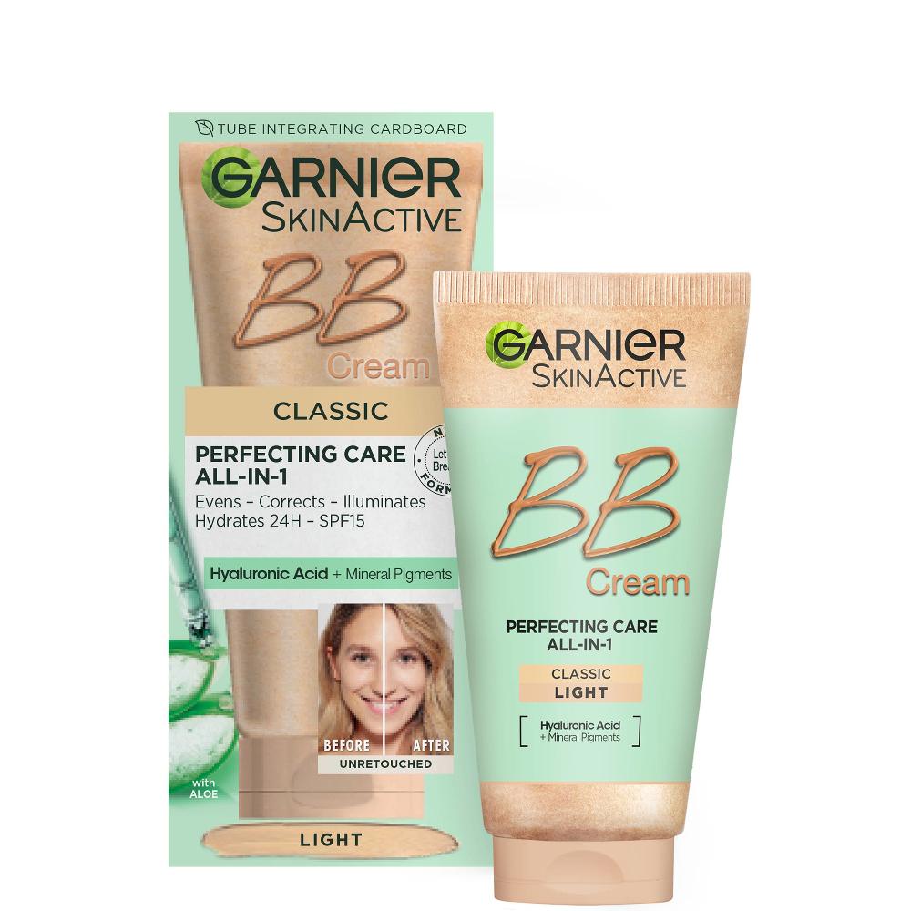 lookfantastic Garnier SkinActive BB Cream Tinted Moisturiser SPF15 - Classic Light