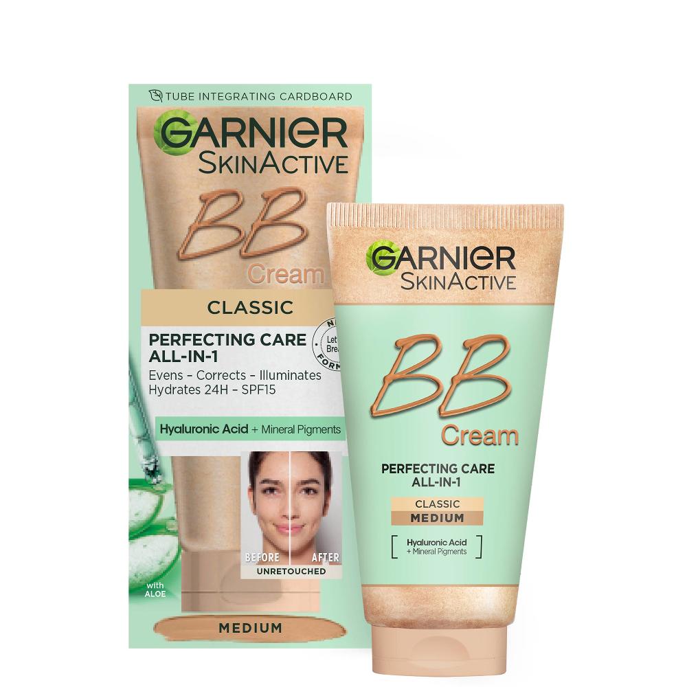 lookfantastic Garnier SkinActive BB Cream Tinted Moisturiser SPF15 - Classic Medium