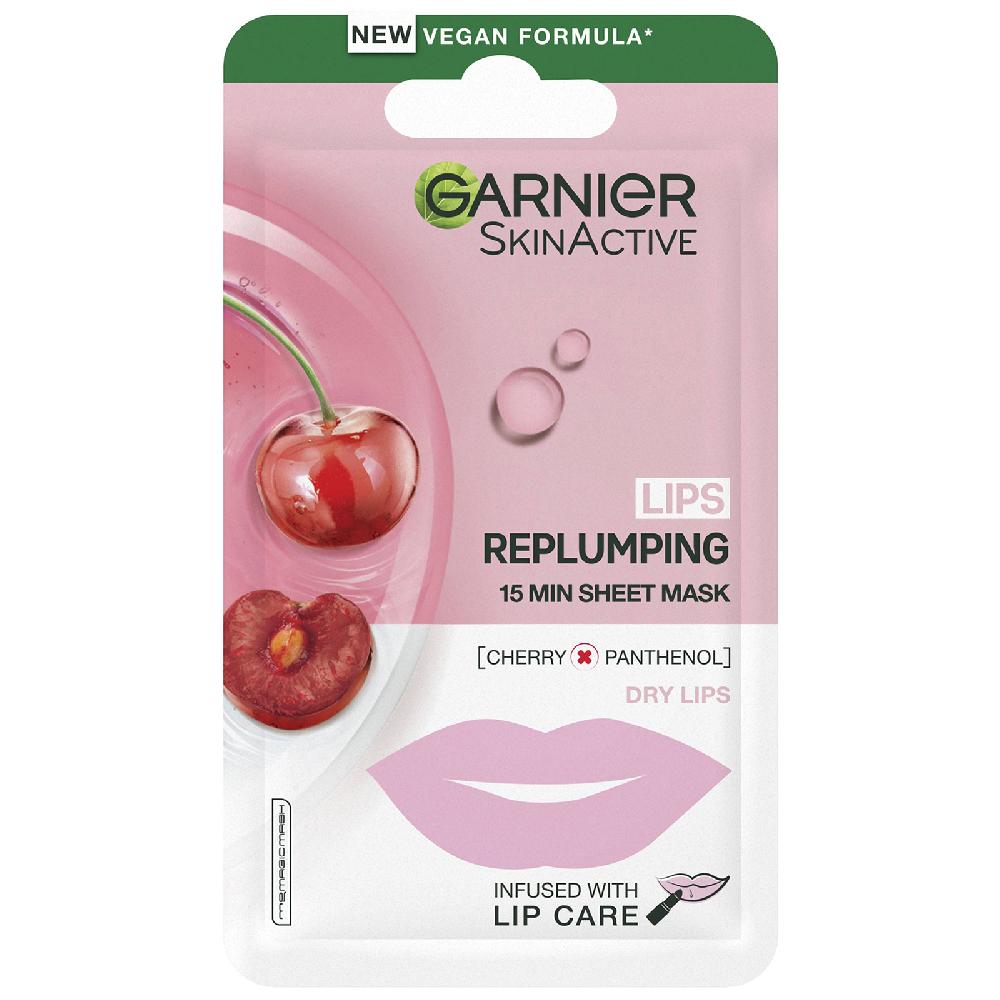 lookfantastic Garnier SkinActive Feuchtigkeitsbombe Kirsche Lippenmaske 5 g