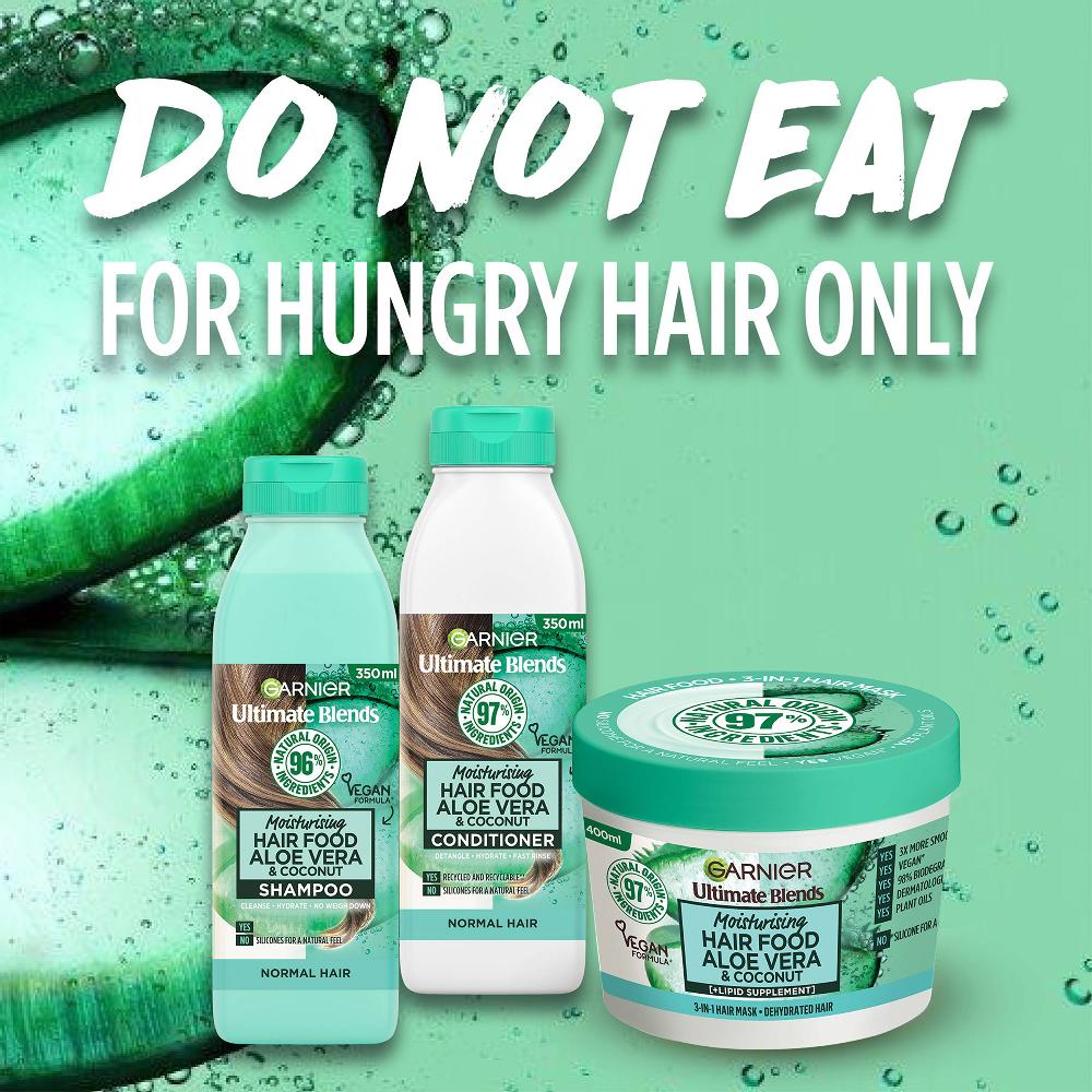 Lookfantastic Garnier Ultimate Blends Feuchtigkeitsspendende Haarspülung Aloe Vera-Spülung Für Normales Haar 350 ml