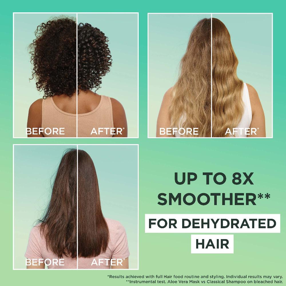 Lookfantastic Garnier Ultimate Blends Hair Food Aloe Vera 3-in-1 Maskenbehandlung Normales Haar 390 ml