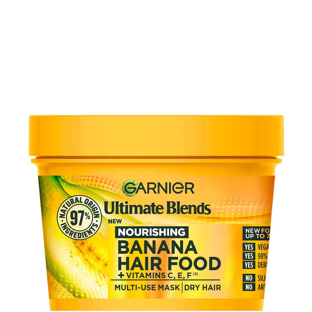 lookfantastic Garnier Ultimate Blends Hair Food Banane 3-in-1-Behandlung mit Einer Maske für Trockenes Haar 390 ml lookfantastic Garnier Ultimate Blends Hair Food Banane 3-in-1-Behandlung mit Einer Maske für Trockenes Haar 390 ml