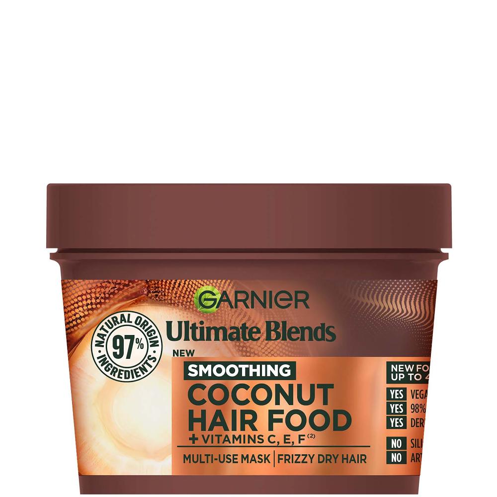lookfantastic Garnier Ultimate Blends Hair Food Kokosöl 3-in-1-Behandlung mit Einer Maske für Krauses Haar 390 ml