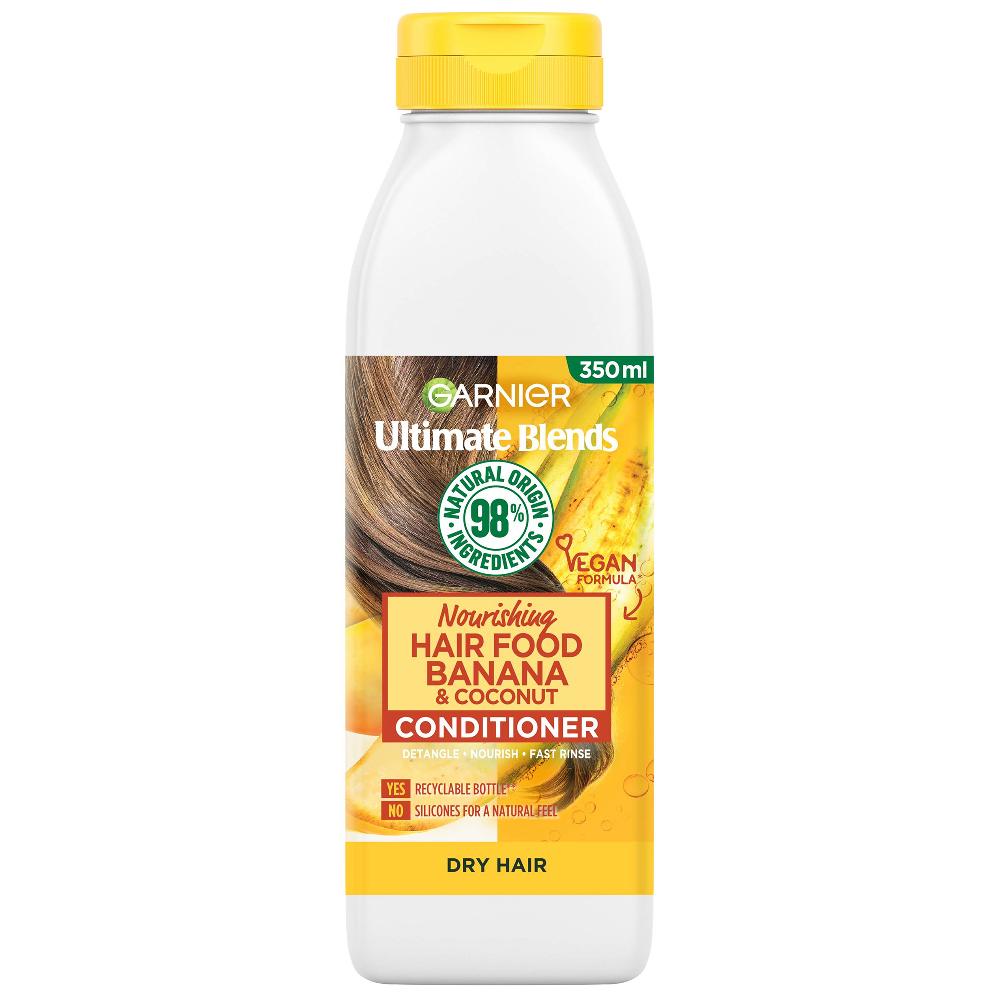 lookfantastic Garnier Ultimate Blends Nourishing Hair Food Bananen-Spülung für Trockenes Haar 350 ml