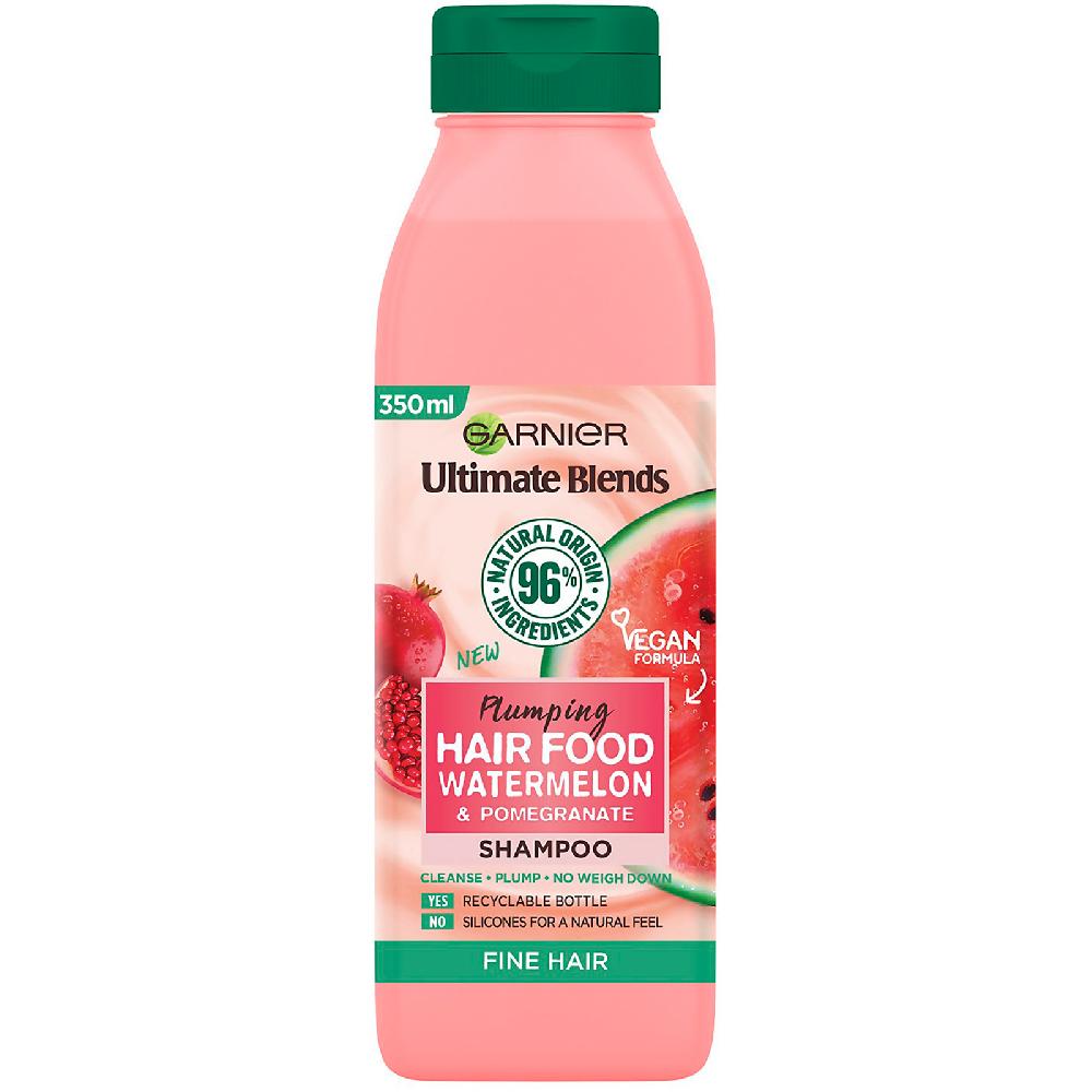 lookfantastic Garnier Ultimate Blends Plumping Hair Food Wassermelonen-Shampoo 350 ml
