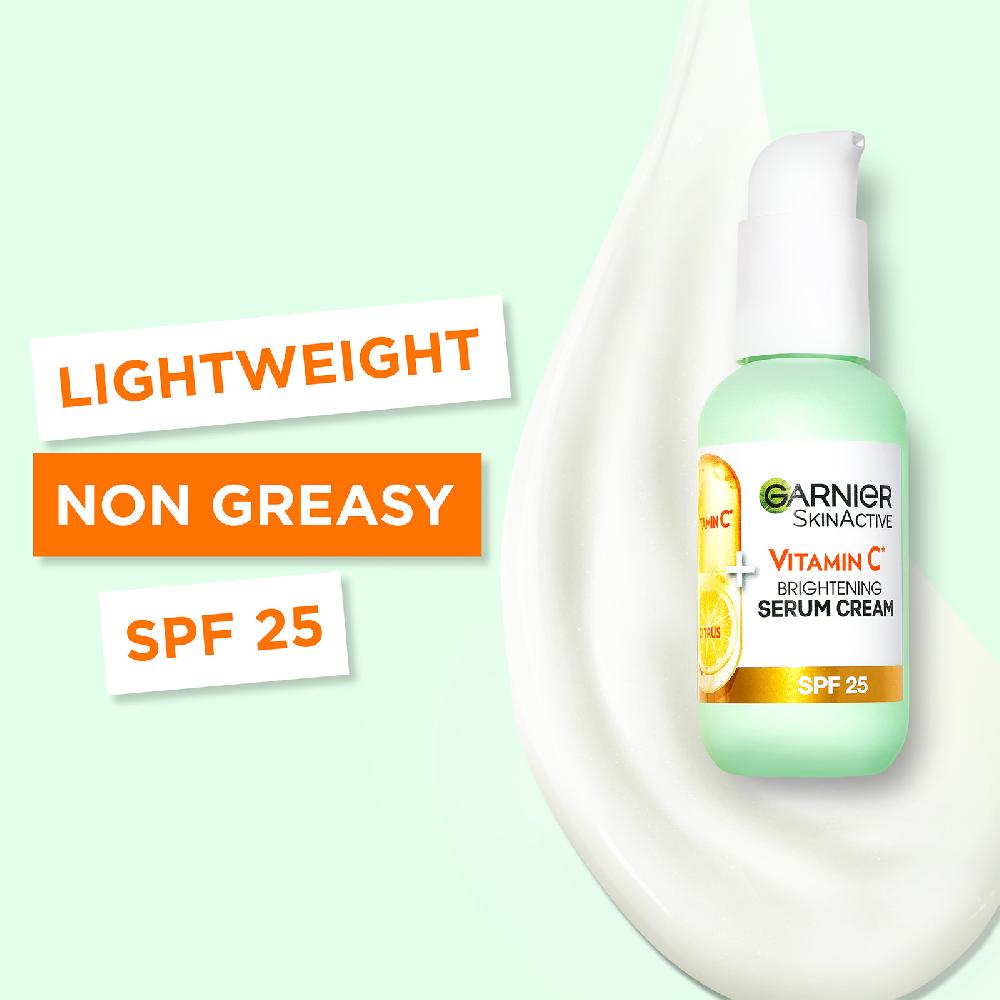 Lookfantastic Garnier Vitamin C Serumcreme Mit 20 % Vitamin C Und LSF25 50 ml