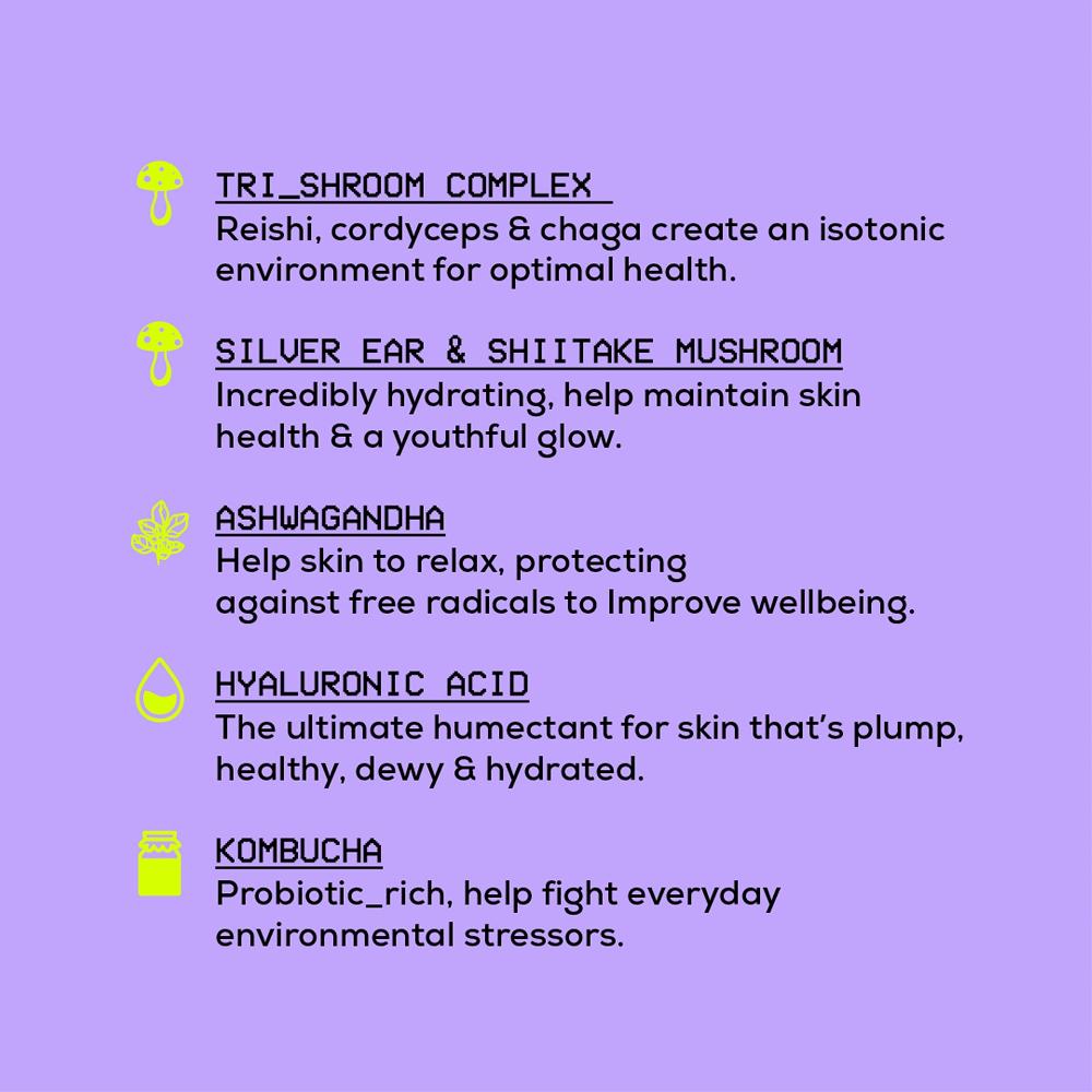 Lookfantastic Glow Hub Shroom Grow & Glow Mud Mask 30ml