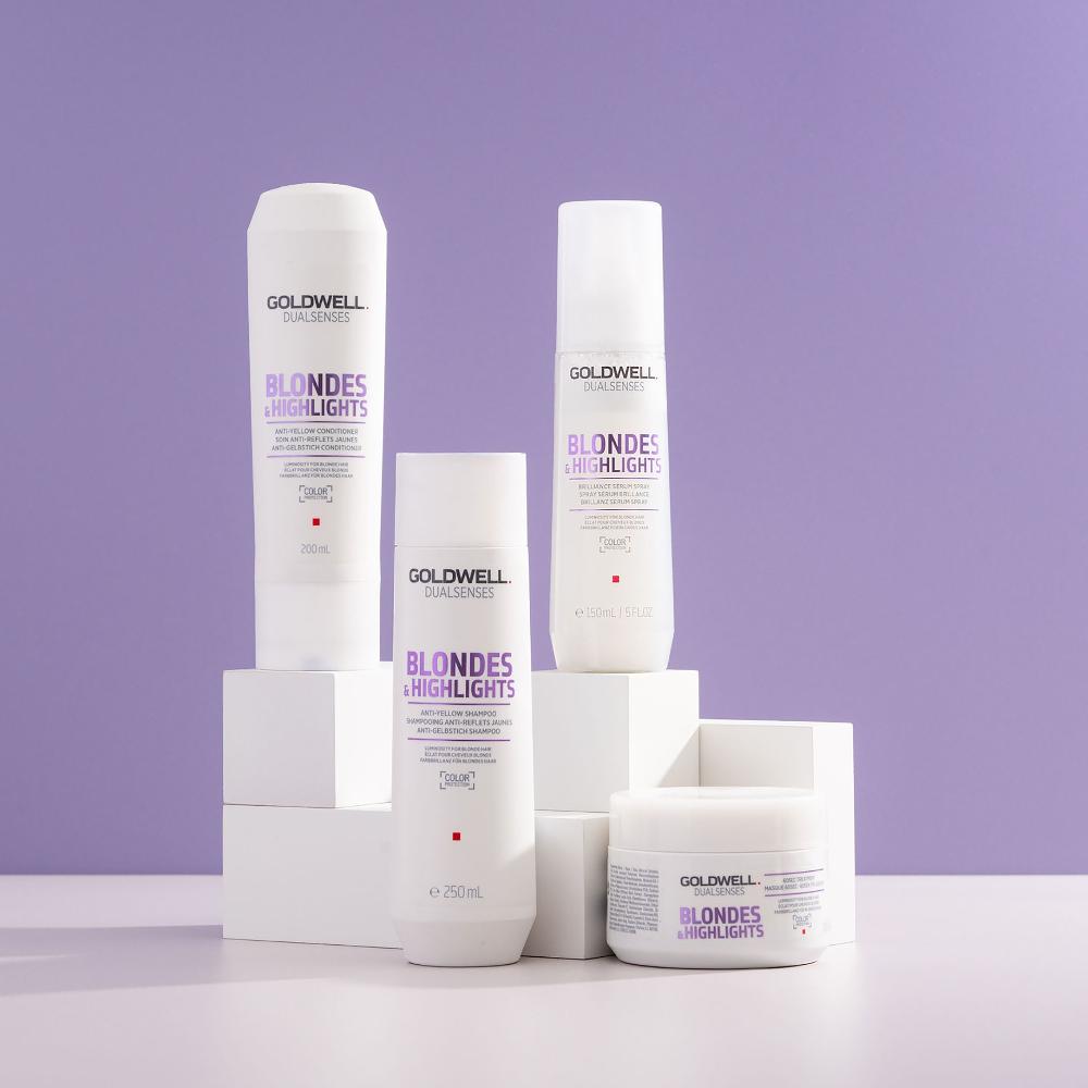 Lookfantastic Goldwell Dualsenses Blonde And Highlights Anti-Yellow Shampoo 250ml