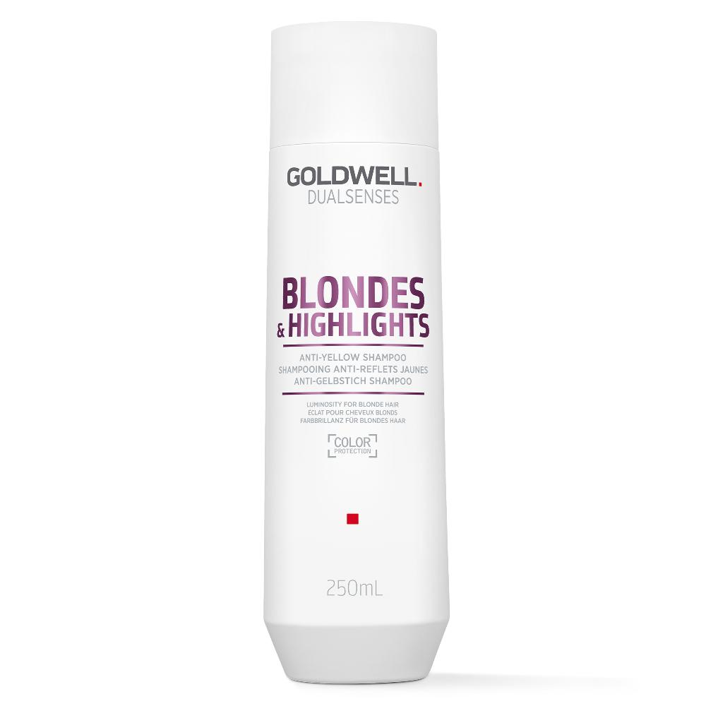 lookfantastic Goldwell Dualsenses Blonde and Highlights Anti-Yellow Shampoo 250ml