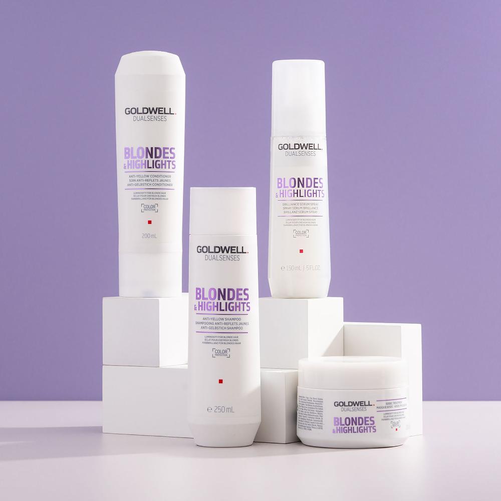 Lookfantastic Goldwell Dualsenses Blonde And Highlights Anti-Yellow Conditioner 200ml