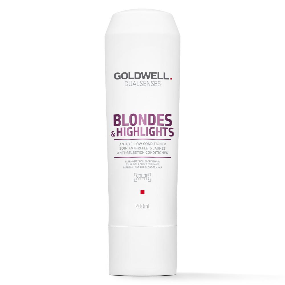 lookfantastic Goldwell Dualsenses Blonde and Highlights Anti-Yellow Conditioner 200ml