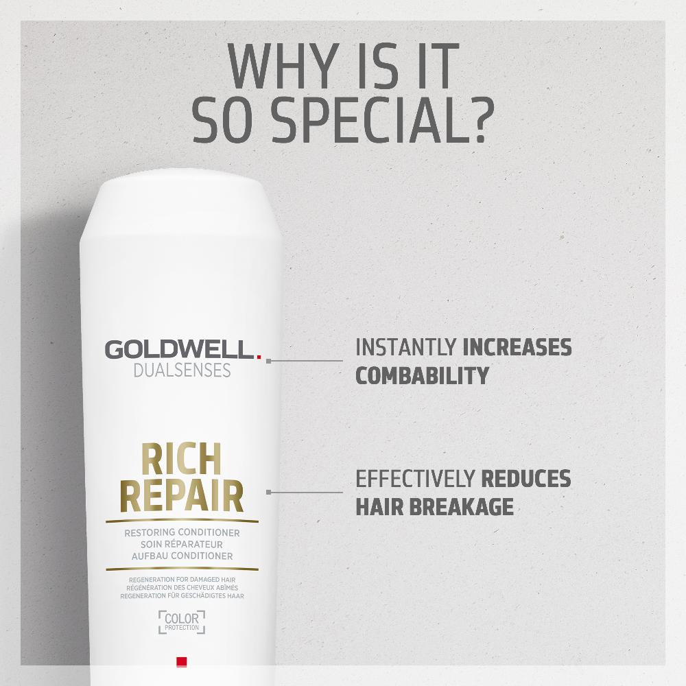 Lookfantastic Goldwell Dualsenses Rich Repair Restoring Conditioner 200ml