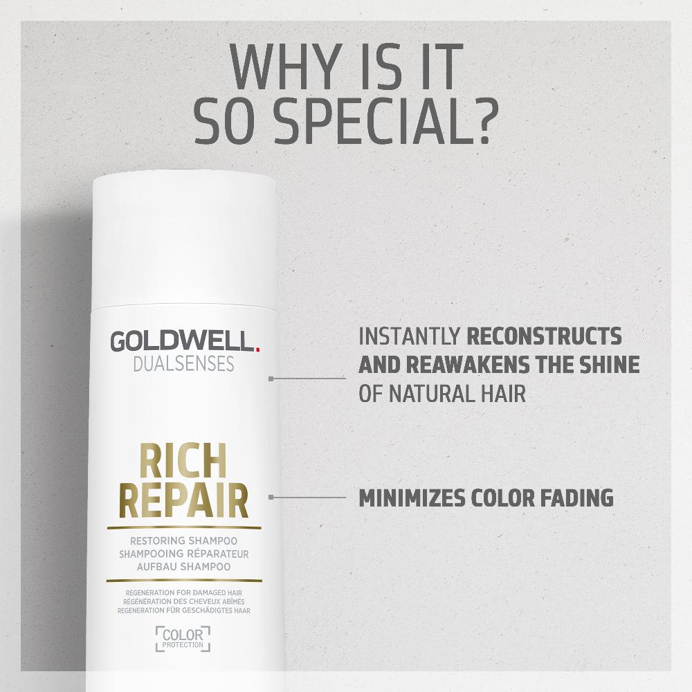 Lookfantastic Goldwell Dualsenses Rich Repair Restoring Shampoo 250ml