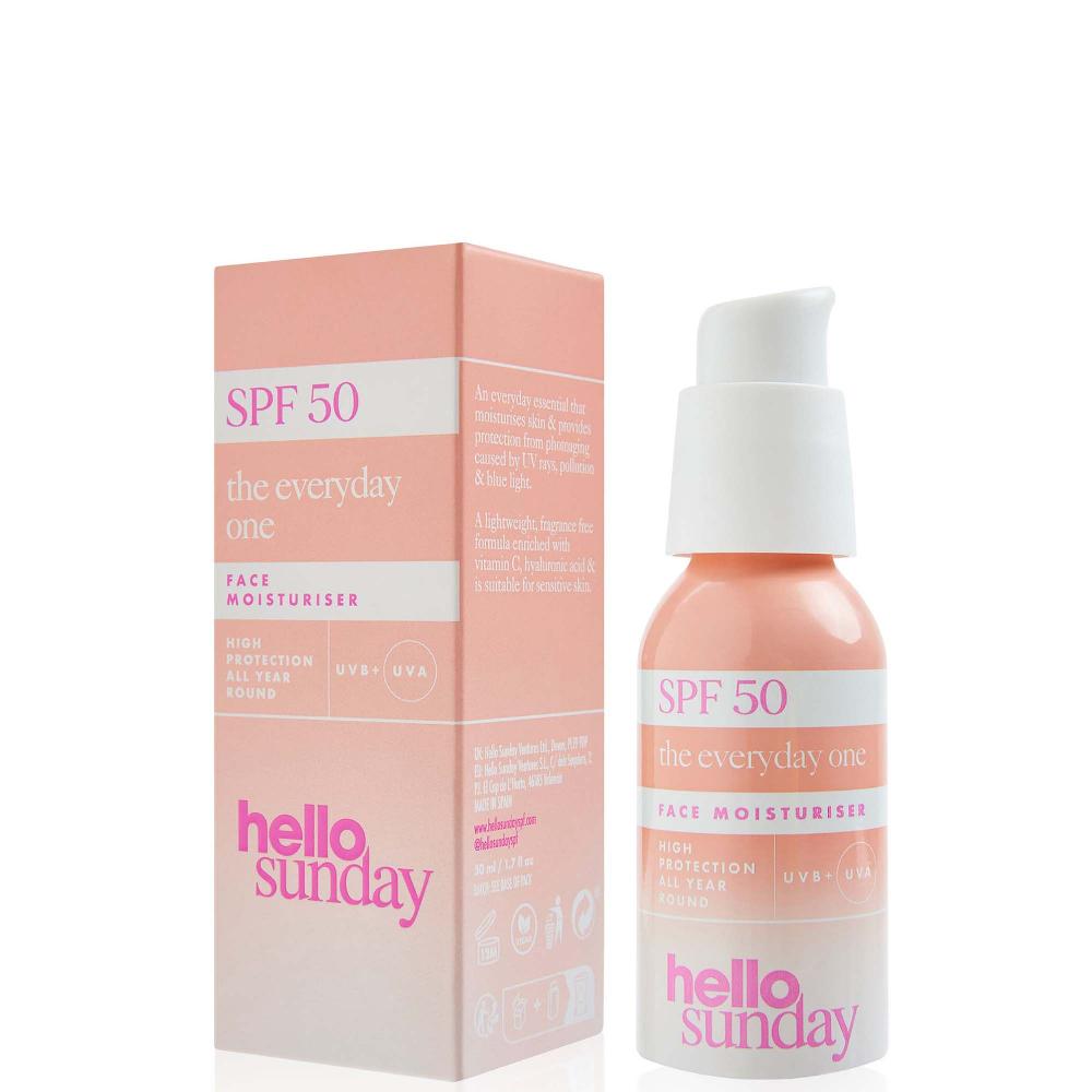 Lookfantastic Hello Sunday The Everyday One Face Moisturiser With Hyaluronic Acid SPF50 50ml