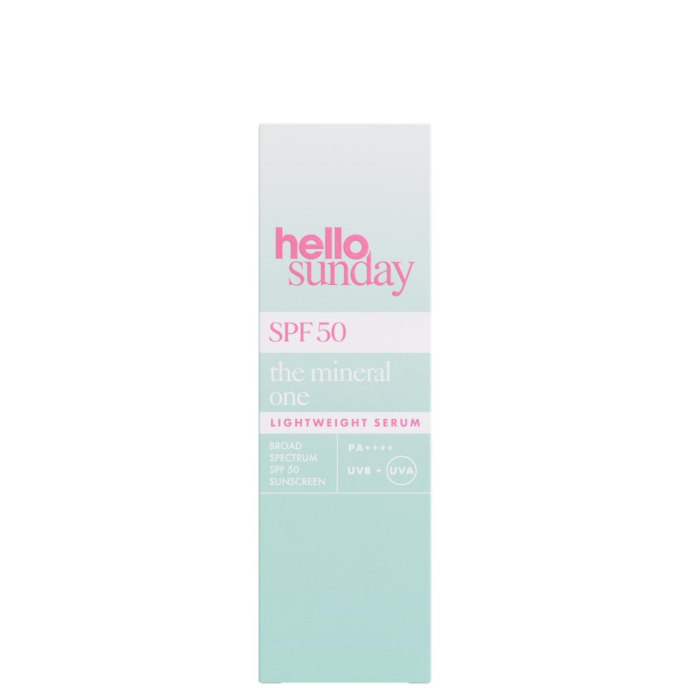 Lookfantastic Hello Sunday The Mineral One Lightweight Serum With Hyaluronic Acid SPF50 30ml