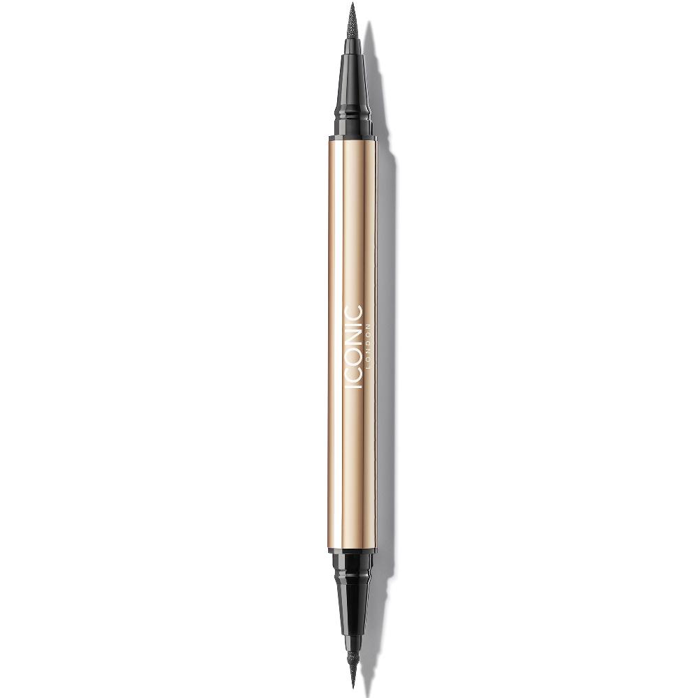 lookfantastic ICONIC London Enrich and Elevate Eyeliner – Schwarz 2 x 0 4 ml