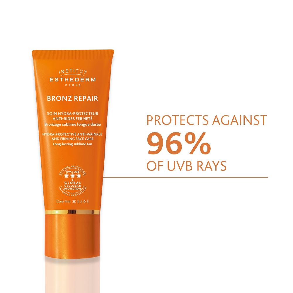 Lookfantastic Institut Esthederm Bronz Repair Wrinkles' Smoothing And Firming UVA/UVB Face Cream With Strong Sun Protection 50ml