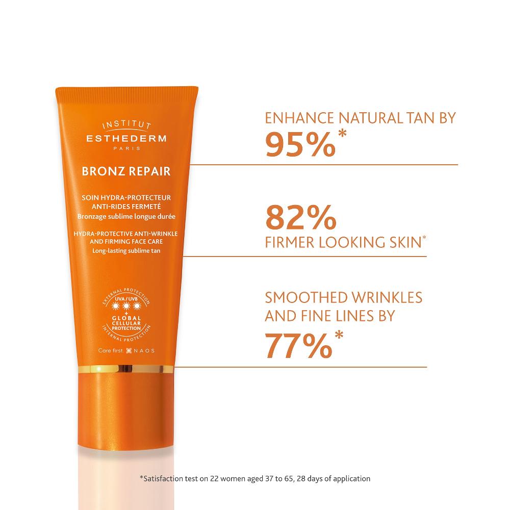 Lookfantastic Institut Esthederm Bronz Repair Wrinkles' Smoothing And Firming UVA/UVB Face Cream With Strong Sun Protection 50ml