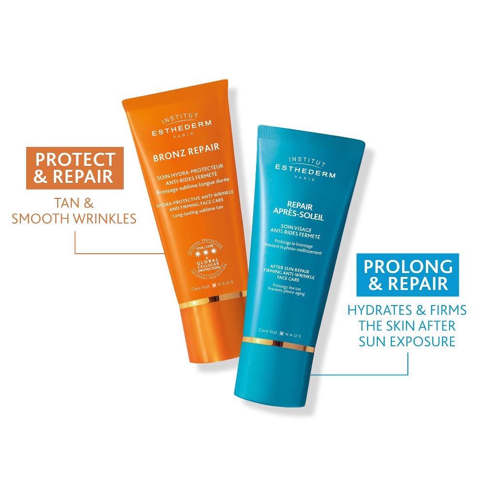 Lookfantastic Institut Esthederm Bronz Repair Wrinkles' Smoothing And Firming UVA/UVB Face Cream With Strong Sun Protection 50ml