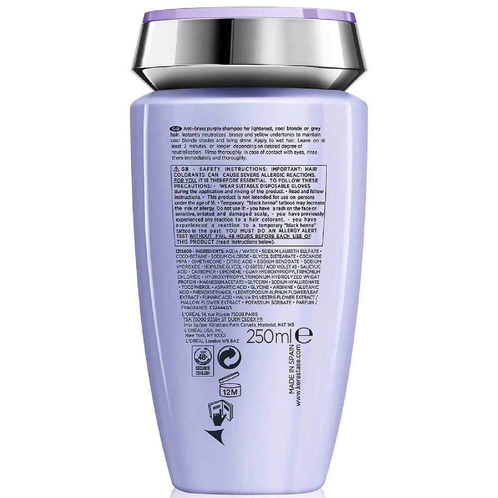 Lookfantastic Kérastase Blond Absolu Bain Ultra Violet Shampoo 250 ml