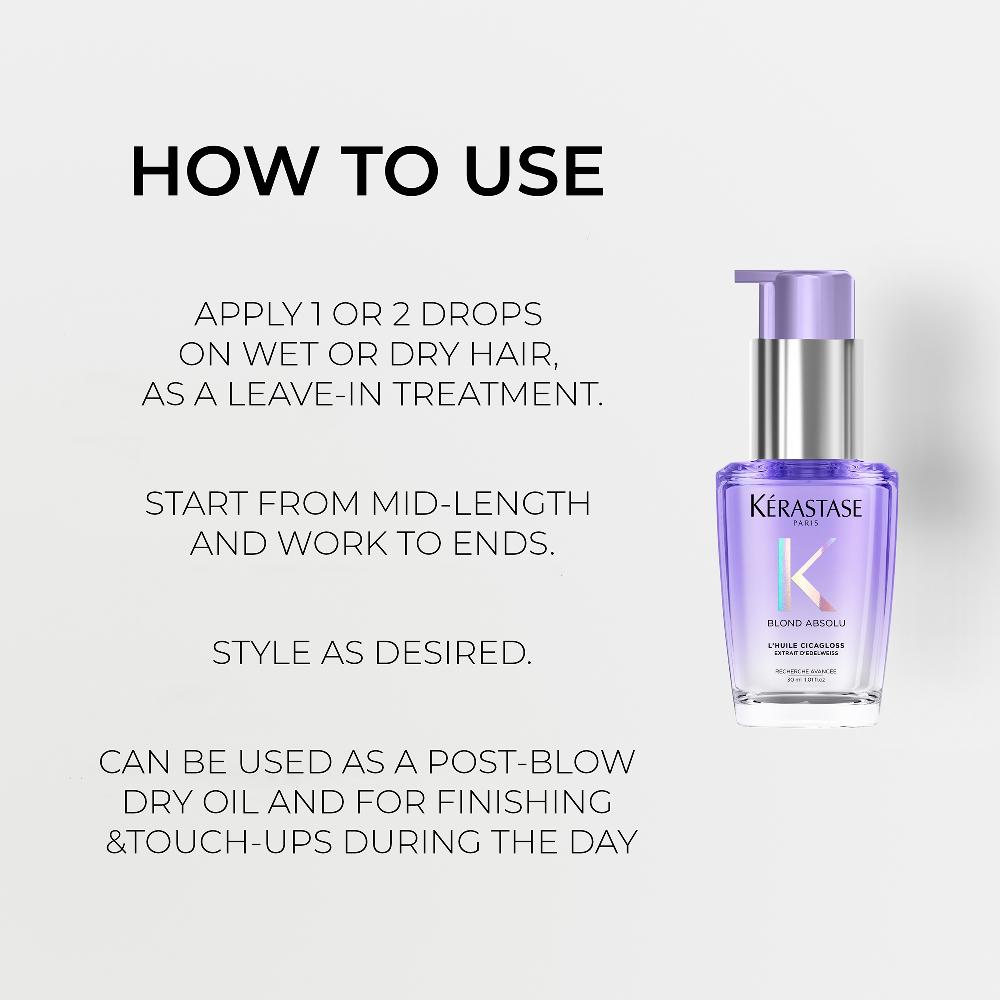 Lookfantastic Kérastase Blond Absolu Huile Cicaextreme 30ml