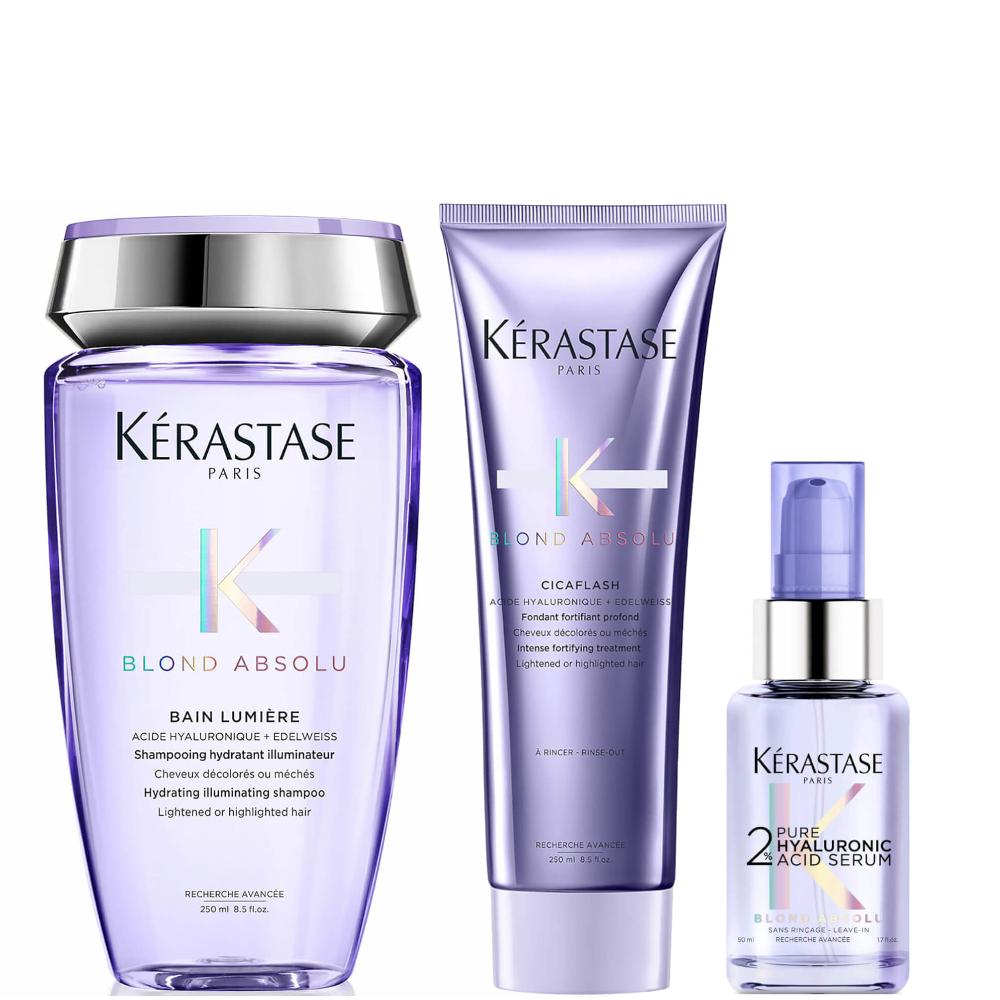 lookfantastic Kérastase Blond Absolu Illuminate Condition and Hydrate Trio