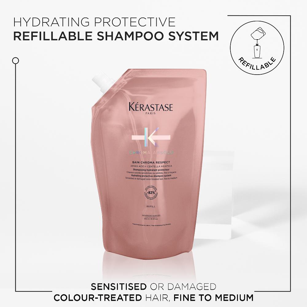 Lookfantastic Kérastase Chroma Absolu Bain Opaque Refill 500ml