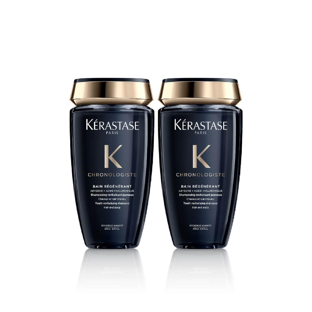 lookfantastic Kérastase Chronologiste Youth Revitalising Bain Regenerant Shampoo 250ml Duo