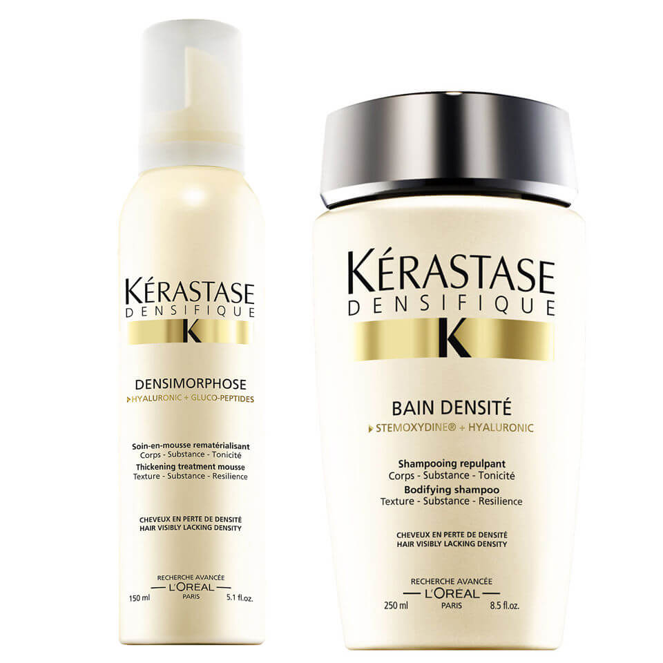 lookfantastic Kérastase Densifique Bain Densite (250ml) und Mousse Densimorphose (150ml)