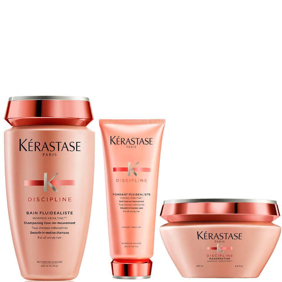 lookfantastic Kérastase Discipline Shampoo Conditioner and Hair Mask