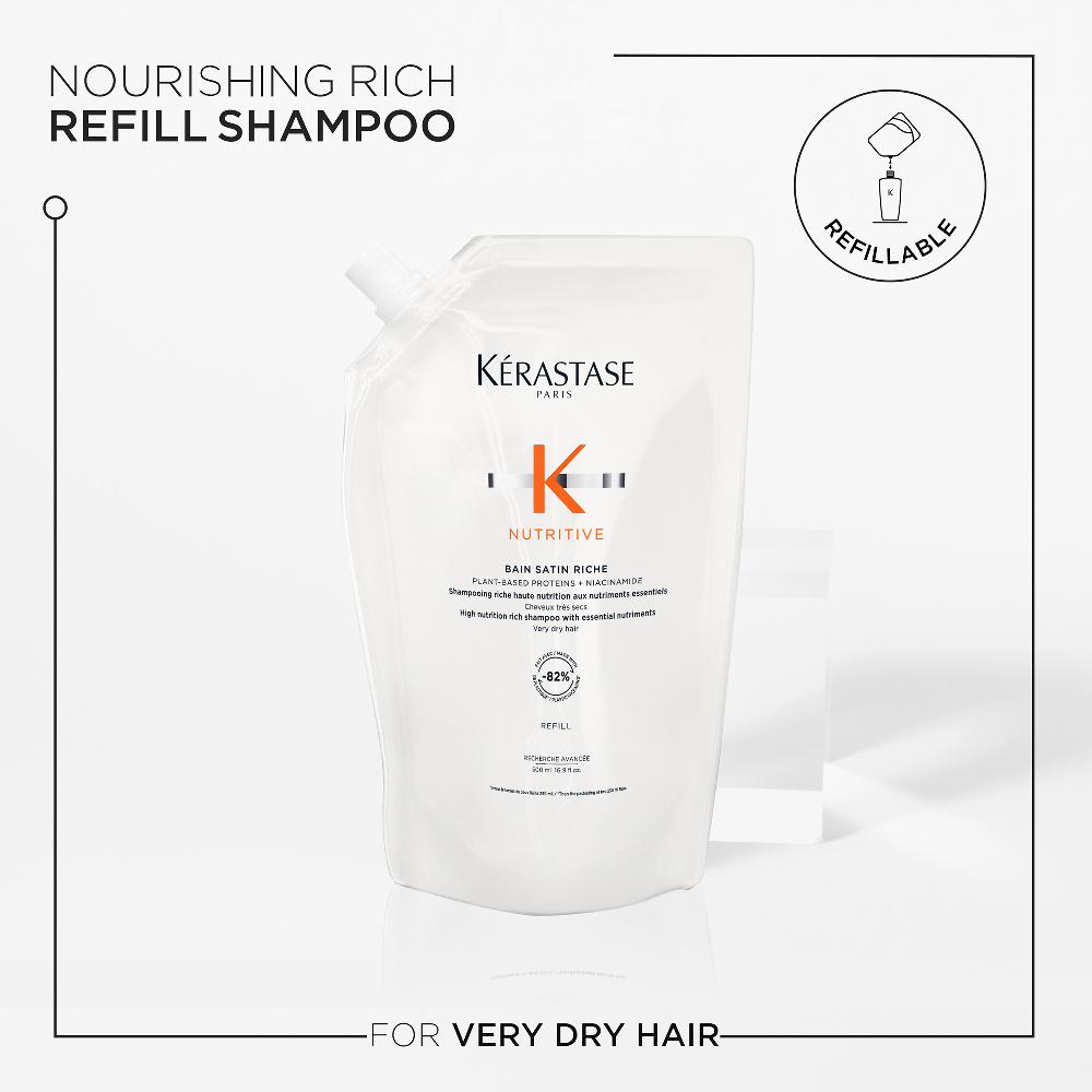 Lookfantastic Kérastase Nutritive Bain Satin Riche Refill 500ml