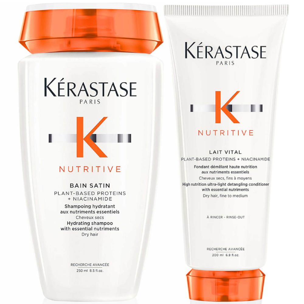 Lookfantastic Kérastase Nutritive Nourish And Hydrate Shampoo And Conditioner Duo For Fine-Medium Dry Hair