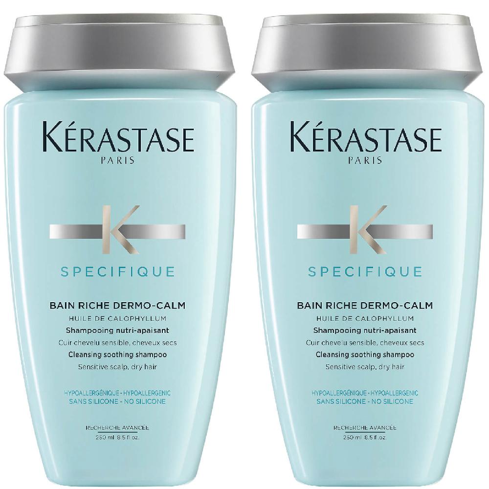 lookfantastic Kérastase Specifique Dermo-Calm Bain Riche Shampoo 250 ml Duo