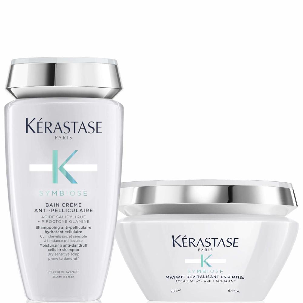 lookfantastic Kérastase Symbiose Anti-Dandruff Cleanse and Nourish Duo for Dry Scalps