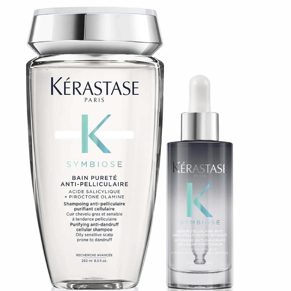 lookfantastic Kérastase Symbiose Anti-Dandruff Cleanse and Treat Duo for Oily Scalps